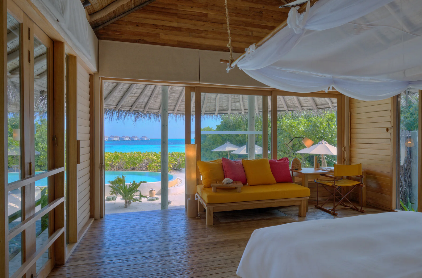Two-Bedroom Lagoon Beach Villa with Pool · Two bedrooms · lagoon beach